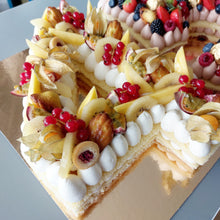 Afbeelding in Gallery-weergave laden, Cijfertaart | Vanille | vanaf 8 personen