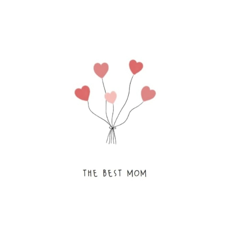 Kaartje 'The best mom'