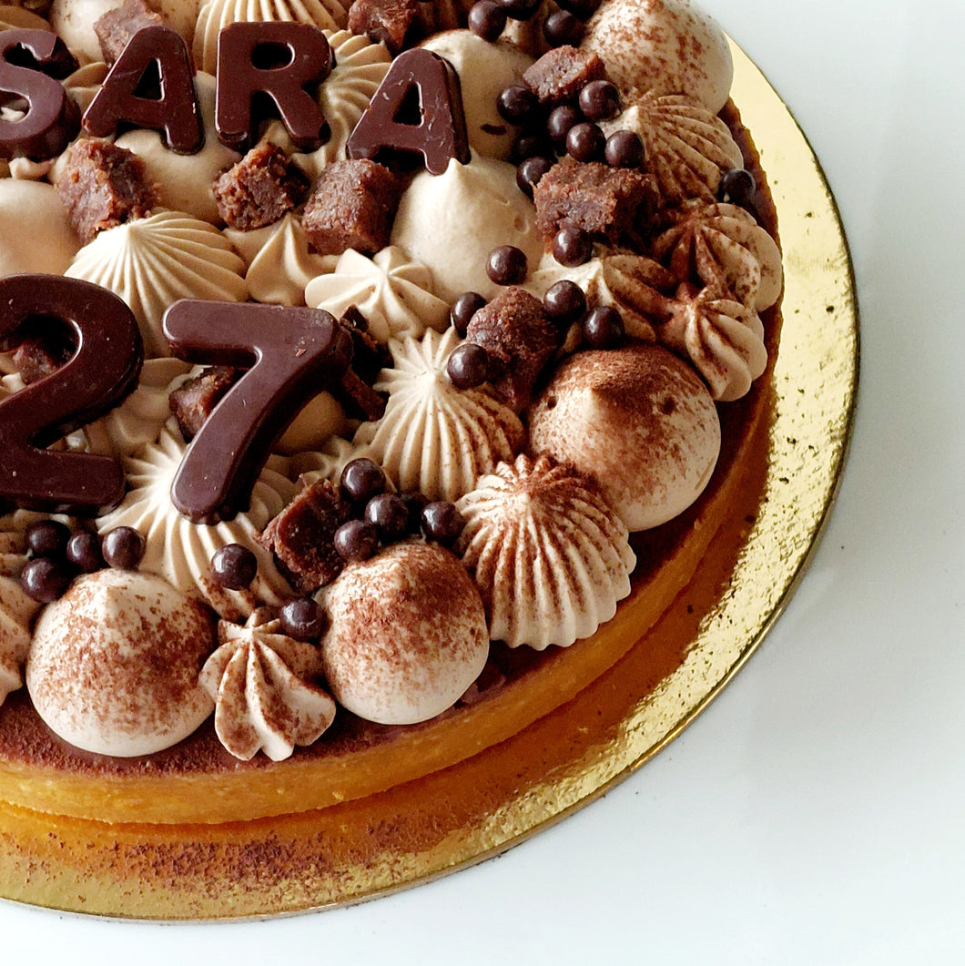 Dubbel chocolade taart