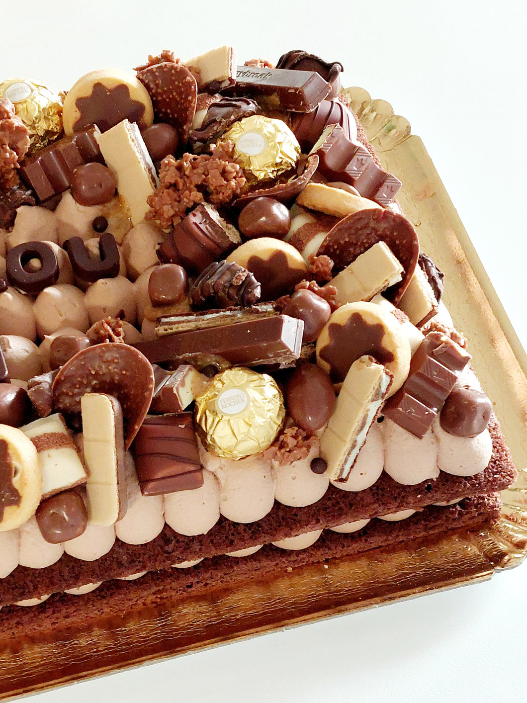 Chocoladetaart | rechthoekig | vanaf 16 personen