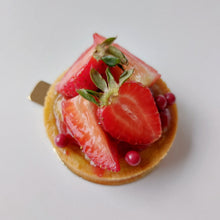 Afbeelding in Gallery-weergave laden, Tartelette amandes (pistache) fraises/framboises
